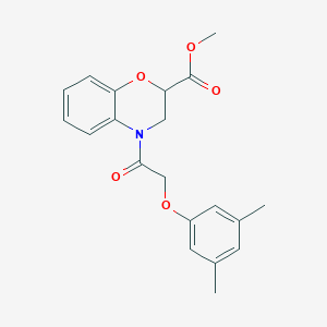 methyl 4-[(3,5-dimethylphenoxy)acetyl]-3,4-dihydro-2H-1,4-benzoxazine-2-carboxylate