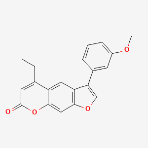 5-ethyl-3-(3-methoxyphenyl)-7H-furo[3,2-g]chromen-7-one