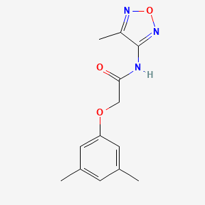 2-(3,5-dimethylphenoxy)-N-(4-methyl-1,2,5-oxadiazol-3-yl)acetamide