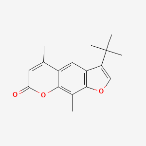 3-tert-butyl-5,9-dimethyl-7H-furo[3,2-g]chromen-7-one