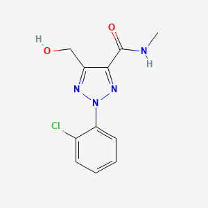 2-(2-chlorophenyl)-5-(hydroxymethyl)-N-methyl-2H-1,2,3-triazole-4-carboxamide