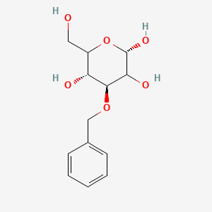 molecular formula C₁₃H₁₈O₆ B1139800 3-O-Benzyl-alpha-D-mannopyranoside CAS No. 65877-63-6
