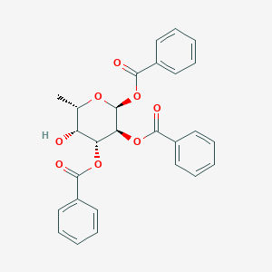 B1139804 1,2,3-Tri-O-benzoyl-alpha-L-fucopyranose CAS No. 132867-76-6