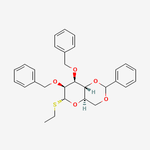 molecular formula C₂₉H₃₂O₅S B1139806 2,3-二-O-苄基-4,6-O-亚苄基-1-脱氧-1-硫代-β-D-甘露糖吡喃糖苷乙酯 CAS No. 218937-71-4