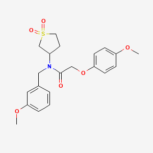 N-(1,1-dioxidotetrahydrothiophen-3-yl)-N-(3-methoxybenzyl)-2-(4-methoxyphenoxy)acetamide