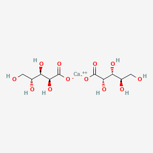 molecular formula C₅H₁₀O₆·1/2Ca B1139819 阿拉伯酸钙 CAS No. 22373-09-7