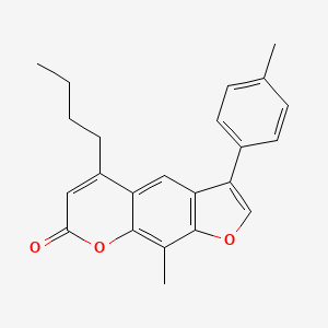 5-butyl-9-methyl-3-(4-methylphenyl)-7H-furo[3,2-g]chromen-7-one