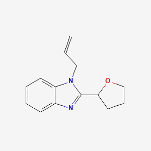 1-(prop-2-en-1-yl)-2-(tetrahydrofuran-2-yl)-1H-benzimidazole