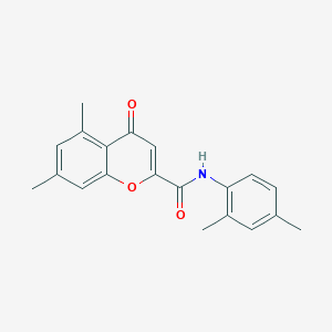 N-(2,4-dimethylphenyl)-5,7-dimethyl-4-oxo-4H-chromene-2-carboxamide