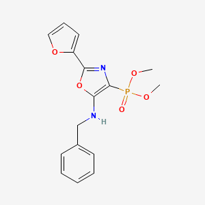 Dimethyl [5-(benzylamino)-2-(furan-2-yl)-1,3-oxazol-4-yl]phosphonate