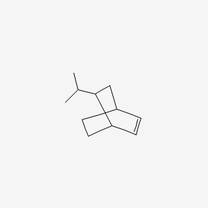 molecular formula C11H18 B1139860 5-Propan-2-ylbicyclo[2.2.2]oct-2-ene CAS No. 106623-87-4