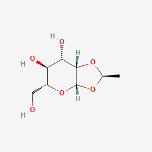 molecular formula C₈H₁₄O₆ B1139869 1,2-O-乙撑亚基-β-D-甘露吡喃糖 CAS No. 230953-16-9