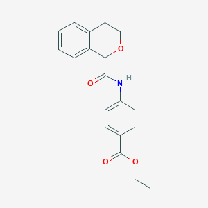 ethyl 4-[(3,4-dihydro-1H-isochromen-1-ylcarbonyl)amino]benzoate