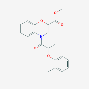 methyl 4-[2-(2,3-dimethylphenoxy)propanoyl]-3,4-dihydro-2H-1,4-benzoxazine-2-carboxylate