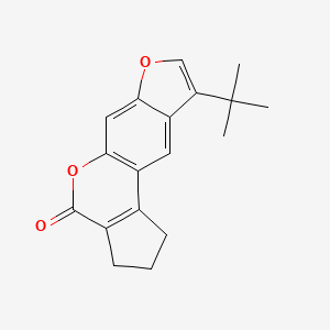 9-tert-butyl-2,3-dihydrocyclopenta[c]furo[3,2-g]chromen-4(1H)-one