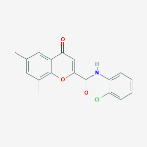 N-(2-chlorophenyl)-6,8-dimethyl-4-oxo-4H-chromene-2-carboxamide