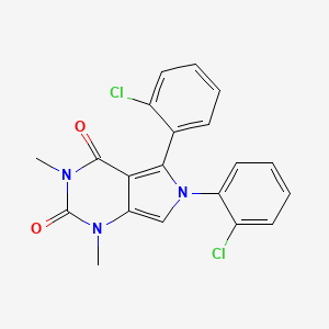 5,6-bis(2-chlorophenyl)-1,3-dimethyl-1H-pyrrolo[3,4-d]pyrimidine-2,4(3H,6H)-dione