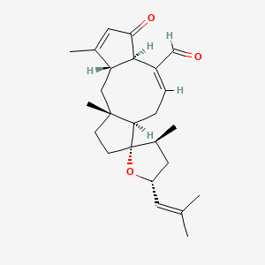 molecular formula C25H34O3 B1139915 Anhydroepiophiobolin A CAS No. 90411-20-4