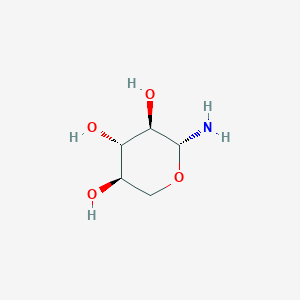 molecular formula C₅H₁₁NO₄ B1139917 D-Ribopyranosylamine CAS No. 43179-09-5