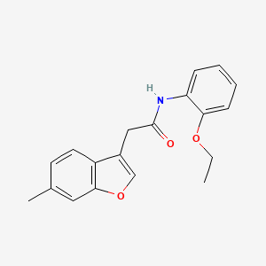 N-(2-ethoxyphenyl)-2-(6-methyl-1-benzofuran-3-yl)acetamide