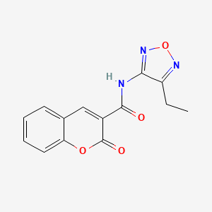 N-(4-ethyl-1,2,5-oxadiazol-3-yl)-2-oxo-2H-chromene-3-carboxamide