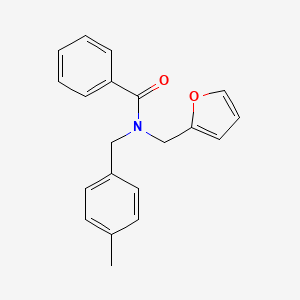 N-(furan-2-ylmethyl)-N-(4-methylbenzyl)benzamide