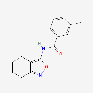 3-methyl-N-(4,5,6,7-tetrahydro-2,1-benzoxazol-3-yl)benzamide