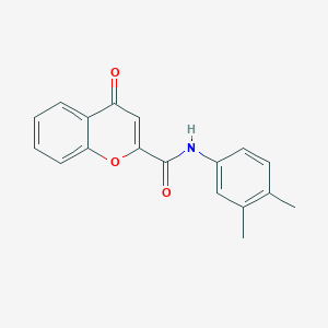 N-(3,4-dimethylphenyl)-4-oxo-4H-chromene-2-carboxamide