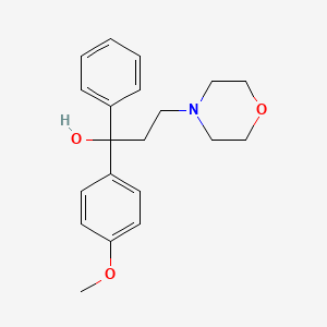 1-(4-Methoxyphenyl)-3-(morpholin-4-yl)-1-phenylpropan-1-ol