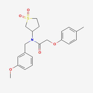 N-(1,1-dioxidotetrahydrothiophen-3-yl)-N-(3-methoxybenzyl)-2-(4-methylphenoxy)acetamide