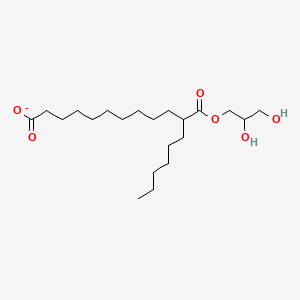 molecular formula C21H39O6- B1139957 辛酸甘油酯-癸酸甘油酯 CAS No. 73398-61-5