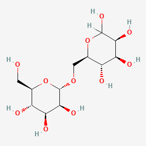 molecular formula C₁₂H₂₂O₁₁ B1139958 6-O-α-D-甘露吡喃糖基-D-甘露吡喃糖 CAS No. 6614-35-3