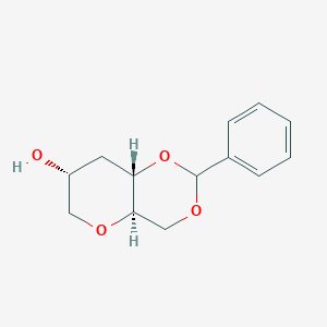 molecular formula C₁₃H₁₆O₄ B1139965 1,5-Anhydro-4,6-O-benzylidene-3-deoxy-D-glucitol CAS No. 152613-20-2