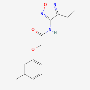 N-(4-ethyl-1,2,5-oxadiazol-3-yl)-2-(3-methylphenoxy)acetamide