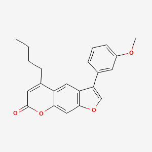 5-butyl-3-(3-methoxyphenyl)-7H-furo[3,2-g]chromen-7-one