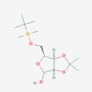 molecular formula C₁₄H₂₈O₅Si B1139979 5-O-叔丁基二甲基甲硅烷基-2,3-O-异丙基亚甲基-D-呋喃核糖 CAS No. 68703-51-5