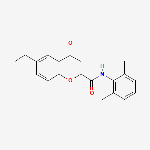 N-(2,6-dimethylphenyl)-6-ethyl-4-oxo-4H-chromene-2-carboxamide