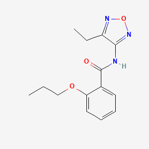 N-(4-ethyl-1,2,5-oxadiazol-3-yl)-2-propoxybenzamide