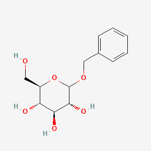 molecular formula C₁₃H₁₈O₆ B1140004 苄基吡喃葡萄糖苷 CAS No. 34246-23-6