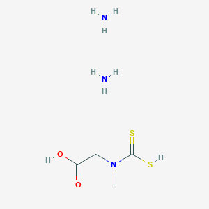 molecular formula C₄H₁₃N₃O₂S₂ B1140005 N-(二硫代氨基甲酰)肌氨酸二铵盐 CAS No. 29664-09-3