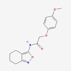 2-(4-methoxyphenoxy)-N-(4,5,6,7-tetrahydro-2,1-benzoxazol-3-yl)acetamide