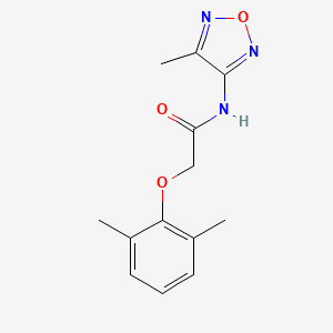 2-(2,6-dimethylphenoxy)-N-(4-methyl-1,2,5-oxadiazol-3-yl)acetamide