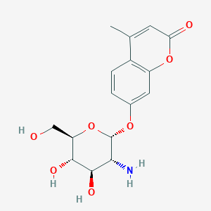 B1140011 4-Methylumbelliferyl 2-amino-2-deoxy-alpha-D-glucopyranoside CAS No. 137687-00-4
