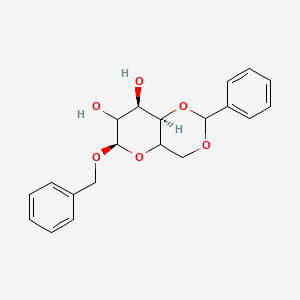 B1140017 Benzyl 4,6-O-Benzylidene-beta-D-galactopyranoside CAS No. 56341-65-2
