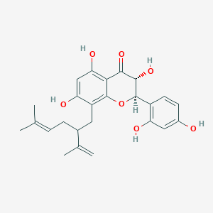 molecular formula C25H28O7 B114002 Kushenol X CAS No. 254886-77-6