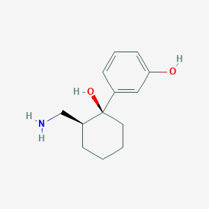 molecular formula C₁₃H₁₉NO₂ B1140022 3-[(1S,2S)-2-(氨甲基)-1-羟基环己基]苯酚 CAS No. 185502-41-4