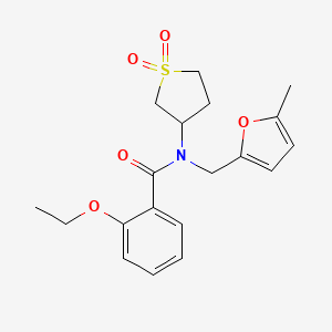 N-(1,1-dioxidotetrahydrothiophen-3-yl)-2-ethoxy-N-[(5-methylfuran-2-yl)methyl]benzamide