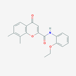 N-(2-ethoxyphenyl)-7,8-dimethyl-4-oxo-4H-chromene-2-carboxamide