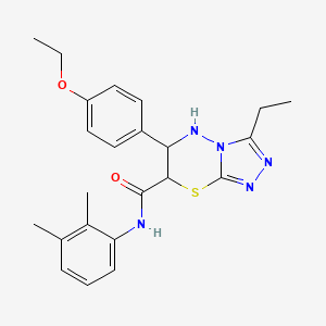 N-(2,3-dimethylphenyl)-6-(4-ethoxyphenyl)-3-ethyl-6,7-dihydro-5H-[1,2,4]triazolo[3,4-b][1,3,4]thiadiazine-7-carboxamide