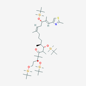 molecular formula C₅₁H₁₀₁NO₅SSi₄ B1140034 (3S,6R,7S,8S,12Z,15S,16E)-1,3,7,15-四-{[叔丁基(二甲基)甲硅烷基]氧基}-4,4,6,8,12,16-六甲基 CAS No. 193146-51-9